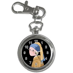 Girl With A Pearl Earring Key Chain Watches by Valentinaart