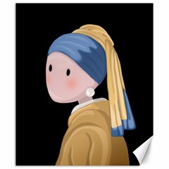 Girl With A Pearl Earring Canvas 20  X 24   by Valentinaart