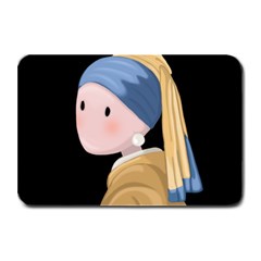 Girl With A Pearl Earring Plate Mats by Valentinaart