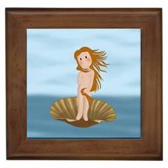 The Birth Of Venus Framed Tiles by Valentinaart