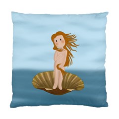 The Birth Of Venus Standard Cushion Case (one Side) by Valentinaart