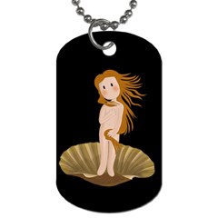 The Birth Of Venus Dog Tag (two Sides) by Valentinaart