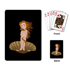 The Birth Of Venus Playing Card by Valentinaart