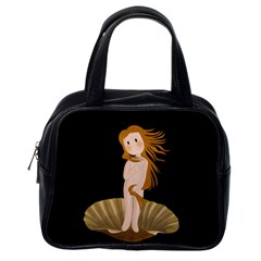 The Birth Of Venus Classic Handbags (one Side) by Valentinaart