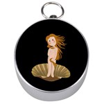 The Birth of Venus Silver Compasses Front