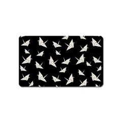 Paper Cranes Pattern Magnet (name Card) by Valentinaart