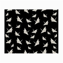 Paper Cranes Pattern Small Glasses Cloth (2-side) by Valentinaart