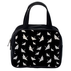 Paper Cranes Pattern Classic Handbags (one Side) by Valentinaart