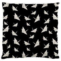 Paper Cranes Pattern Large Cushion Case (one Side) by Valentinaart