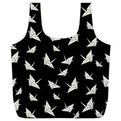 Paper Cranes Pattern Full Print Recycle Bags (l)  by Valentinaart