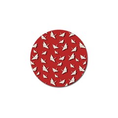 Paper Cranes Pattern Golf Ball Marker by Valentinaart