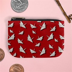 Paper Cranes Pattern Mini Coin Purses by Valentinaart