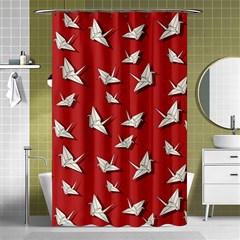 Paper Cranes Pattern Shower Curtain 48  X 72  (small)  by Valentinaart