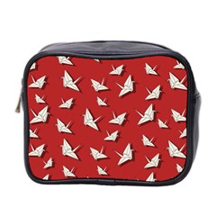 Paper Cranes Pattern Mini Toiletries Bag 2-side by Valentinaart