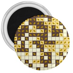 Autumn Leaves Pattern 3  Magnets by linceazul