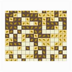 Autumn Leaves Pattern Small Glasses Cloth by linceazul