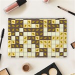 Autumn Leaves Pattern Cosmetic Bag (Large)  Back