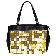 Autumn Leaves Pattern Office Handbags (2 Sides) 