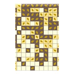 Autumn Leaves Pattern Shower Curtain 48  X 72  (small)  by linceazul