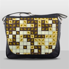 Autumn Leaves Pattern Messenger Bags