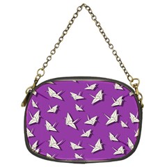 Paper Cranes Pattern Chain Purses (two Sides)  by Valentinaart