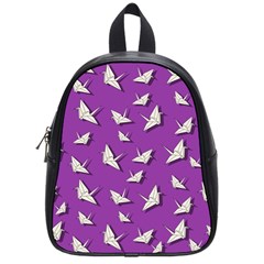 Paper Cranes Pattern School Bag (small) by Valentinaart