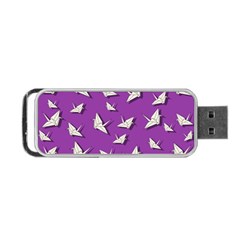 Paper Cranes Pattern Portable Usb Flash (two Sides) by Valentinaart