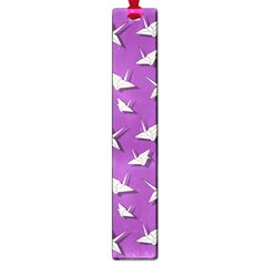 Paper Cranes Pattern Large Book Marks by Valentinaart