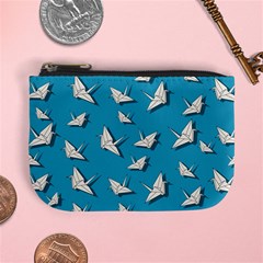 Paper Cranes Pattern Mini Coin Purses by Valentinaart