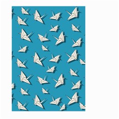 Paper Cranes Pattern Large Garden Flag (two Sides) by Valentinaart