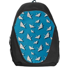 Paper Cranes Pattern Backpack Bag by Valentinaart