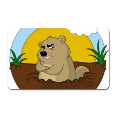 Groundhog Day Magnet (rectangular) by Valentinaart