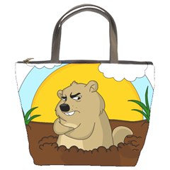 Groundhog Day Bucket Bags by Valentinaart