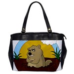 Groundhog day Office Handbags Front