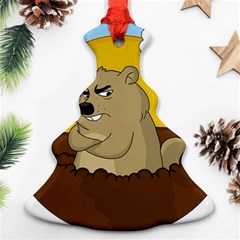 Groundhog Day Ornament (christmas Tree)  by Valentinaart