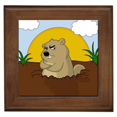 Groundhog day Framed Tiles