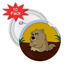 Groundhog Day 2 25  Buttons (10 Pack)  by Valentinaart