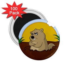 Groundhog Day 2 25  Magnets (100 Pack)  by Valentinaart