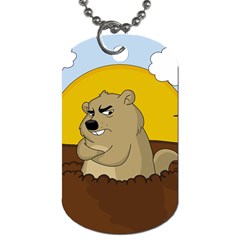 Groundhog day Dog Tag (One Side)