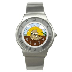 Groundhog day Stainless Steel Watch