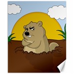 Groundhog day Canvas 11  x 14   10.95 x13.48  Canvas - 1