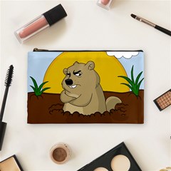 Groundhog Day Cosmetic Bag (medium)  by Valentinaart