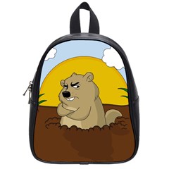 Groundhog Day School Bag (small) by Valentinaart