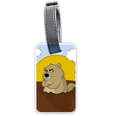 Groundhog day Luggage Tags (One Side) 