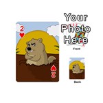 Groundhog day Playing Cards 54 (Mini)  Front - Heart2