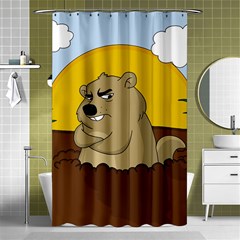 Groundhog day Shower Curtain 48  x 72  (Small) 