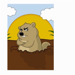 Groundhog day Large Garden Flag (Two Sides)