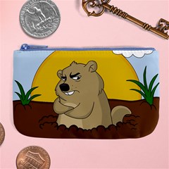 Groundhog day Large Coin Purse