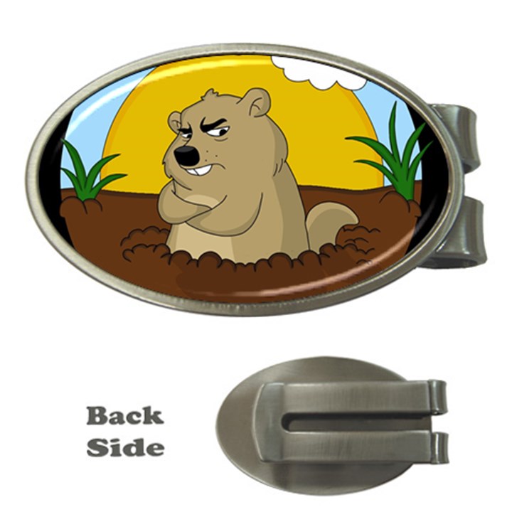 Groundhog day Money Clips (Oval) 