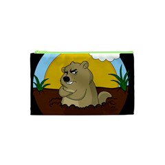 Groundhog Day Cosmetic Bag (xs) by Valentinaart